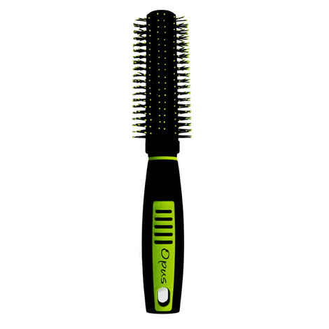 Buy Opus Round Hair Brush - Green - Purplle