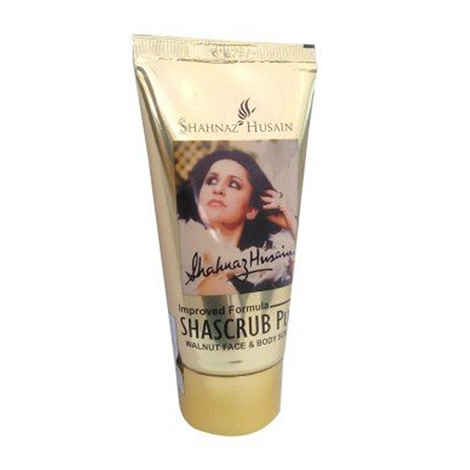 Buy Shahnaz Husain Shascrub Walnut Face & Body Scrub (40 g) - Purplle