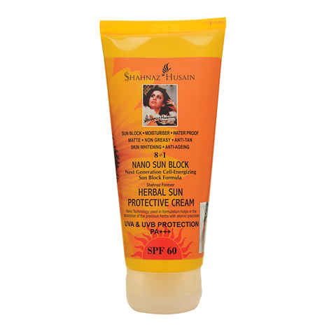 Buy Shahnaz Husain Nano Sun Block SPF-60 - Purplle