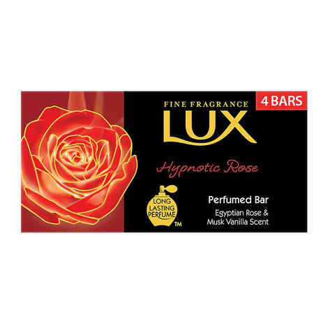 Buy LUX Hypnotic Rose Soap Bar (4 x 75 g) - Purplle