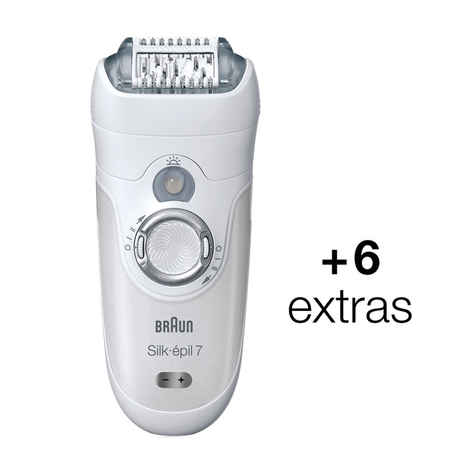 Buy Braun Se7-561 Leg Body Face Epilator (White) - Purplle