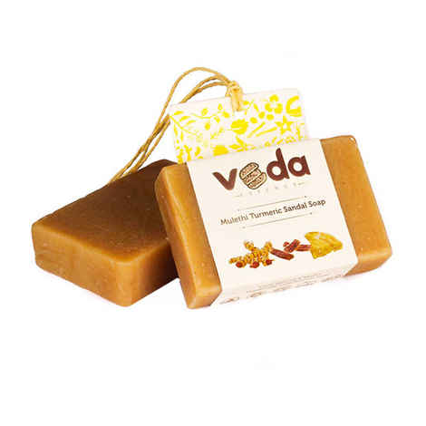 Buy Veda Essence Mulethi Turmeric Sandal Soap (125 g) - Purplle