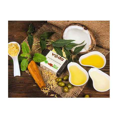 Buy Veda Essence Neem Basil Sandalwood Soap (125 g) - Purplle