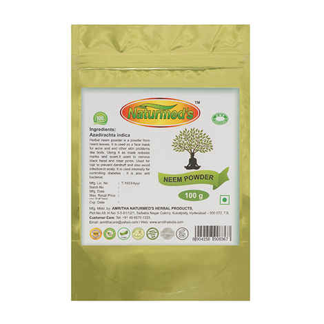 Buy Naturmed's Neem Powder (100 g) - Purplle