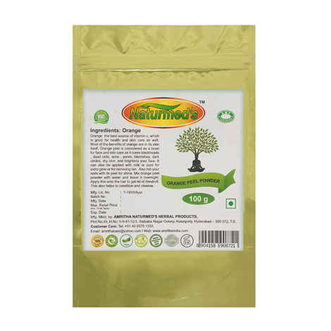 Buy Naturmed's Orange Peel Powder (100 g) - Purplle