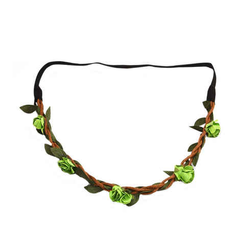 Buy Golden Peacock Green Coloured Head Band - Purplle