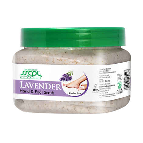 Buy SSCPL Herbals Lavender Hand & Foot Scrub (450 g) - Purplle
