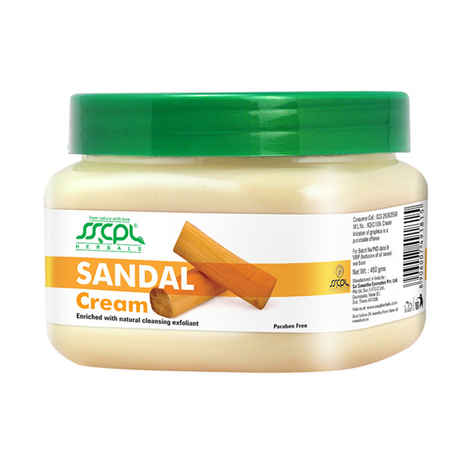Buy SSCPL Herbals Sandal Cream (450 g) - Purplle