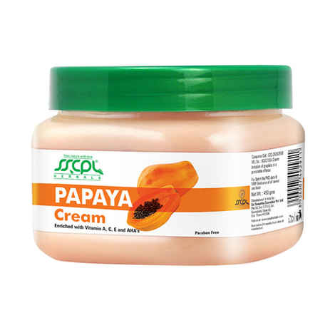 Buy SSCPL Herbals Papaya Cream (450 g) - Purplle