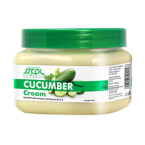 Buy SSCPL Herbals Cucumber Cream (450 g) - Purplle