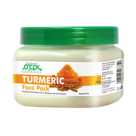 Buy SSCPL Herbals Turmeric Face Pack (150 g) - Purplle