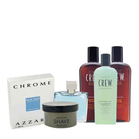Buy Quality Grooming Kit For Men American Crew Azzaro - Purplle