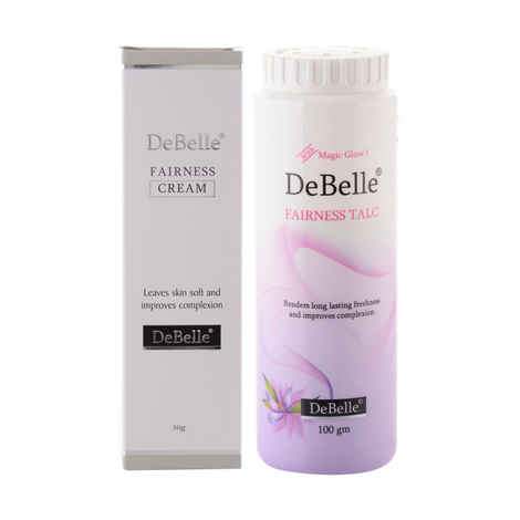 DeBelle Fairness Combo of Fairness Cream (50 g) & Fairness Talc (100 g)