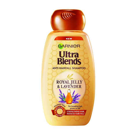 Buy Garnier Ultra Blends Royal Jelly & Lavender Shampoo (340 ml) - Purplle