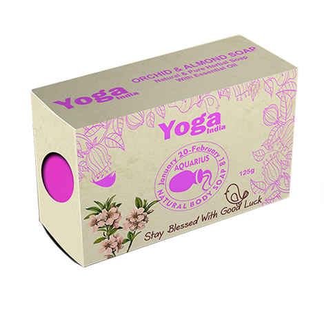 Buy Yoga India Aquarius Natural Body Soap (125 g) - Purplle