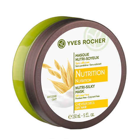 Buy Yves Rocher Nutri Silky Mask Dry Hair (150 ml) - Purplle