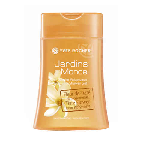 Buy Yves Rocher Jardins Du Monde Voluptuous Shower Gel Tiare Flower From Polynesia Bottle (200 ml) - Purplle