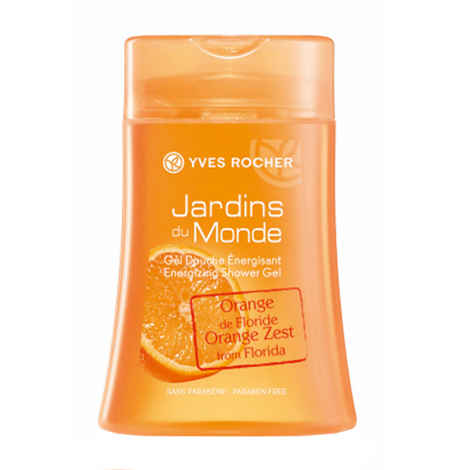 Buy Yves Rocher Jardins Du Monde Energizing Shower Gel Orange From Florida Bottle (200 ml) - Purplle