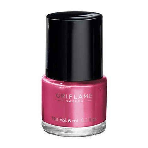 Buy Oriflame Pure Colour Nail Polish Mini Intense Pink (6 ml) - Purplle