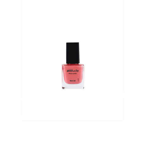 Buy Attitude Nail Enamel Peach Lustre (8 ml) - Purplle