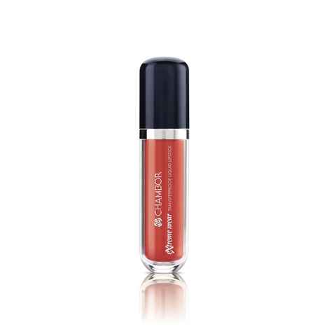 Buy Chambor Extreme Wear Transferproof Liquid Lipstick, Orangerie No.462 - Purplle