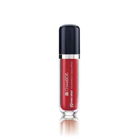 Buy Chambor Extreme Wear Transferproof Liquid Lipstick, Red Haute No.432 - Purplle