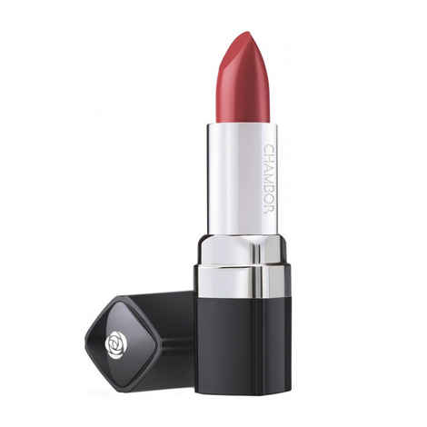 Buy Chambor Powder Matte Lipstick Coral Rose 166 (4.5 g) - Purplle