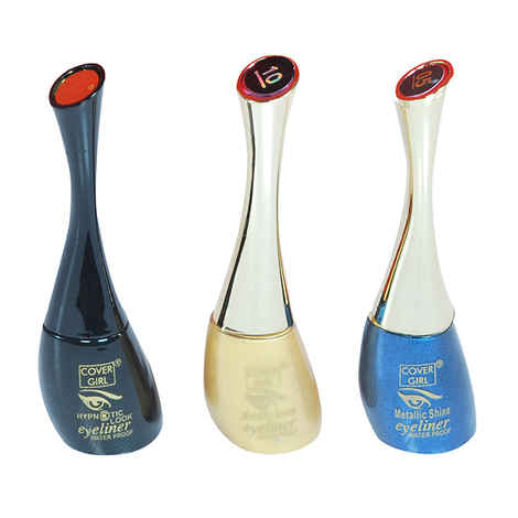 Buy Cover Girl Eye Liner Black, Yellow Gold, Peacock Blue (27 ml) - Purplle