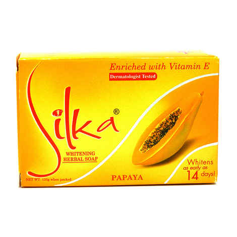Buy Silka Papaya Skin Whitening Herbal Soap (135 g) - Purplle