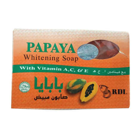 Buy RDL Papaya Whitening Soap (135 g) - Purplle