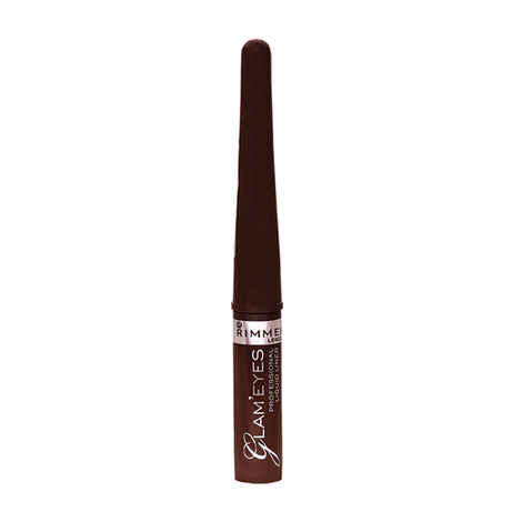 Buy Rimmel Glam Eyes Liquid Liner - Brown Velvet #002 (3.5 ml) - Purplle