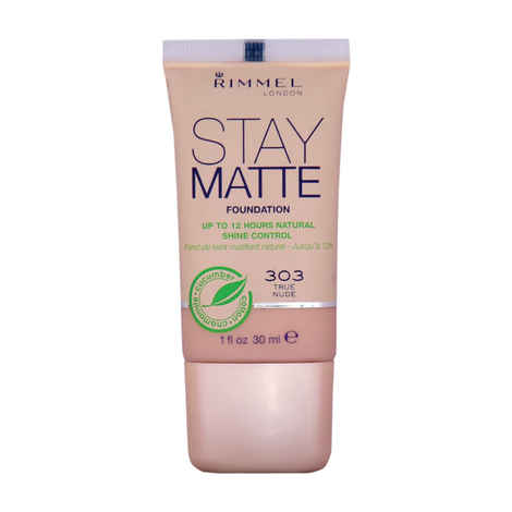 Buy Rimmel Stay Matte Foundation - True Nude #303 (30 ml) - Purplle