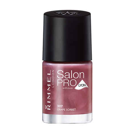 Buy Rimmel Salon Pro With Avec Lycra - Grape Sorbet #307 (12 ml) - Purplle