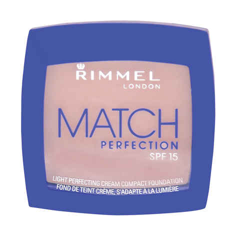 Buy Rimmel Match Perf Spf15 Light Cream Compact Fnd-Softt Beige #200 (30 ml) - Purplle