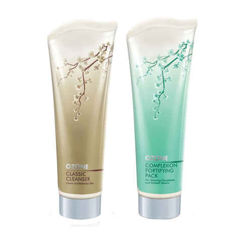 Buy Ozone Ayurvedics Classic Cleanser + Complexion Fortifying Mask (200 g) - Purplle