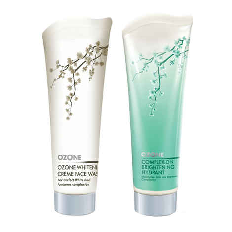 Buy Ozone Ayurvedics Whitening Face Wash + Complexion Brightening Hydrant (200 g) - Purplle