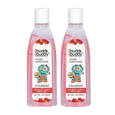 Buy Buddsbuddy Combo of 2 Hand Sanitizer Strawberry (100 ml) - Purplle