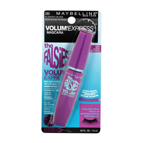 Buy Maybelline New York Volume Express Falsies Washable Mascara 291 Very Black (7.5 ml) - Purplle