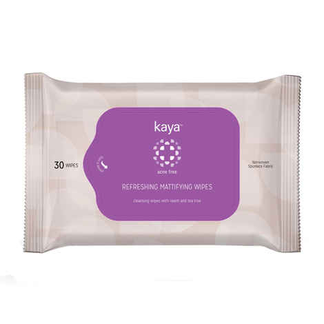 Buy Kaya Refreshing Mattifying Wipes (30 Wipes) - Purplle