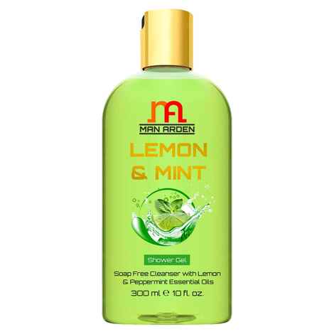 Buy Man Arden Lemon & Mint Luxury Shower Gel - Lemon & Peppermint Essential Oils Body Wash (300 ml) - Purplle