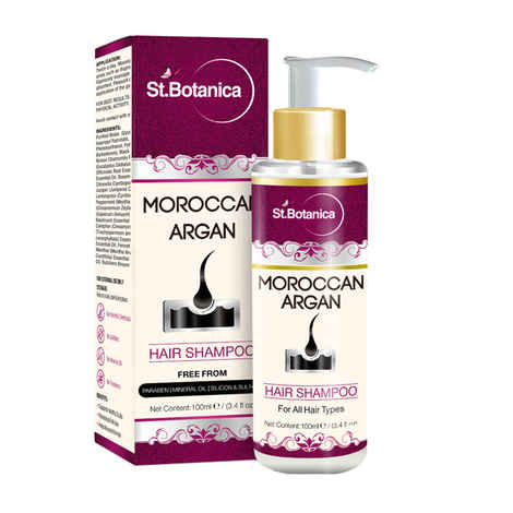 Buy St.Botanica Moroccan Argan Hair Shampoo (100 ml) - Purplle