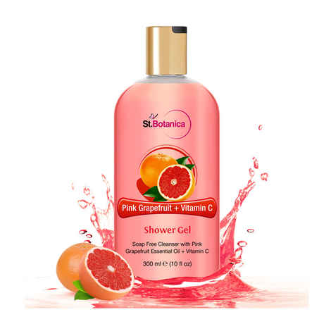 Buy St.Botanica Pink Grapefruit & Vitamin C Luxury Shower Gel (300 ml) - Purplle