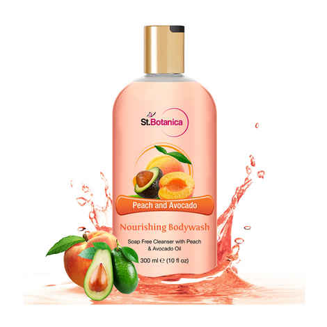 Buy St.Botanica Peach And Avocado Nourishing Body Wash (300 ml) - Purplle