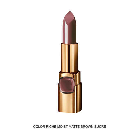 Buy L'Oreal Paris Color Riche Moist Matte Lipstick Chocolate Bisous 225 (4.2 g) - Purplle