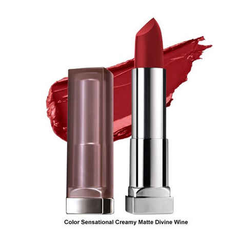 Buy Maybelline New York Color Sensational Creamy Matte Lipstick Divine Wine (4.2 g) - Purplle