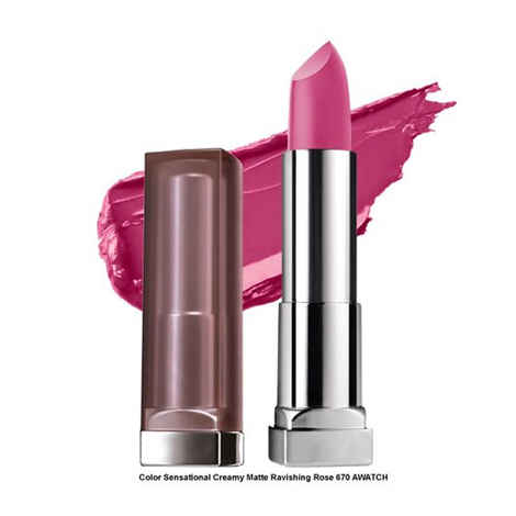 Buy Maybelline New York Color Sensational Creamy Matte Lipstick Ravishing Rose (4.2 g) - Purplle
