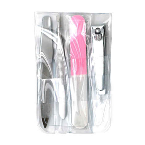 Buy Basicare Manicure Set 4Pcs With Pouch - Purplle