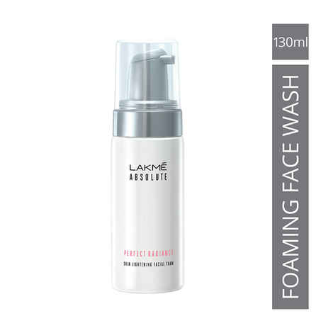 Buy Lakme Absolute Perfect Radiance Facial Foam (130 ml) - Purplle