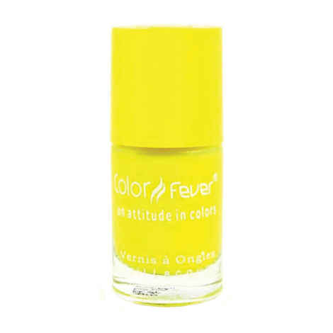 Buy Color Fever Neon Nail Polish Yellow (9.5 ml) - Purplle