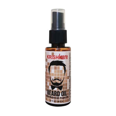 Buy Krishkare Beard Oil With Moroccan Argan Oil (50 ml) - Purplle